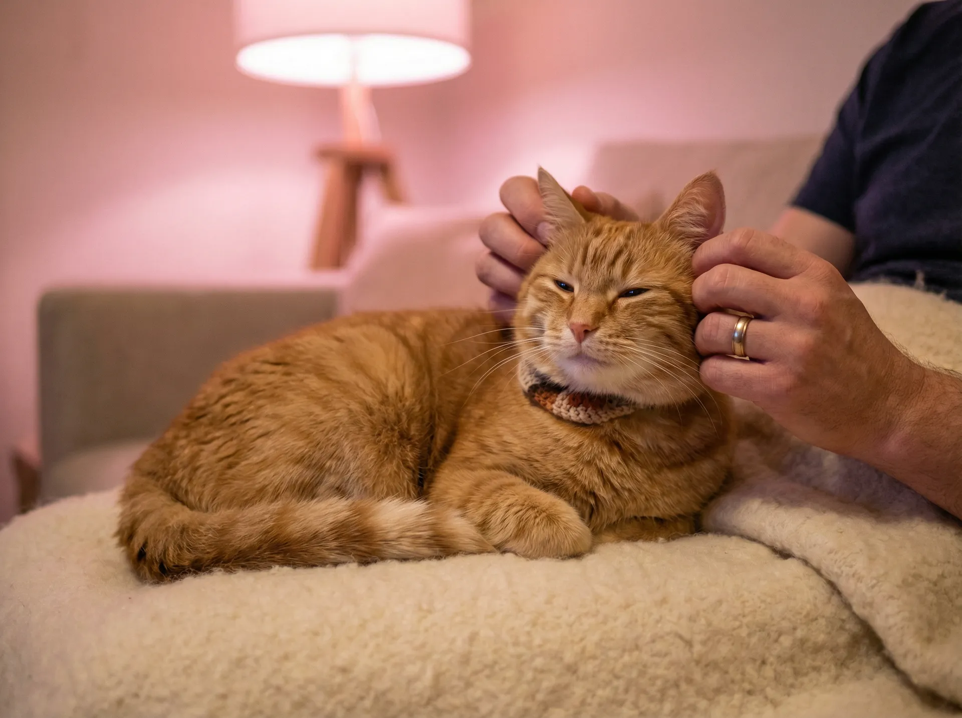 猫咪被温柔抚摸的幸福时刻 - 一区不卡二区卡